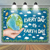 Aperturee - Green Make Everyday Earth Day Theme Backdrop Decor